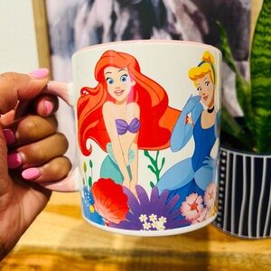 Disney Princess Zrike Brands Coffee Cup Mug Original Disney Princess Ariel Pink